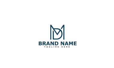 DM Logo Design Template Vector Graphic Branding Element.