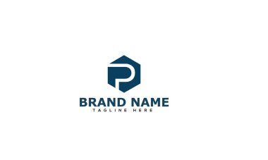 P Logo Design Template Vector Graphic Branding Element.