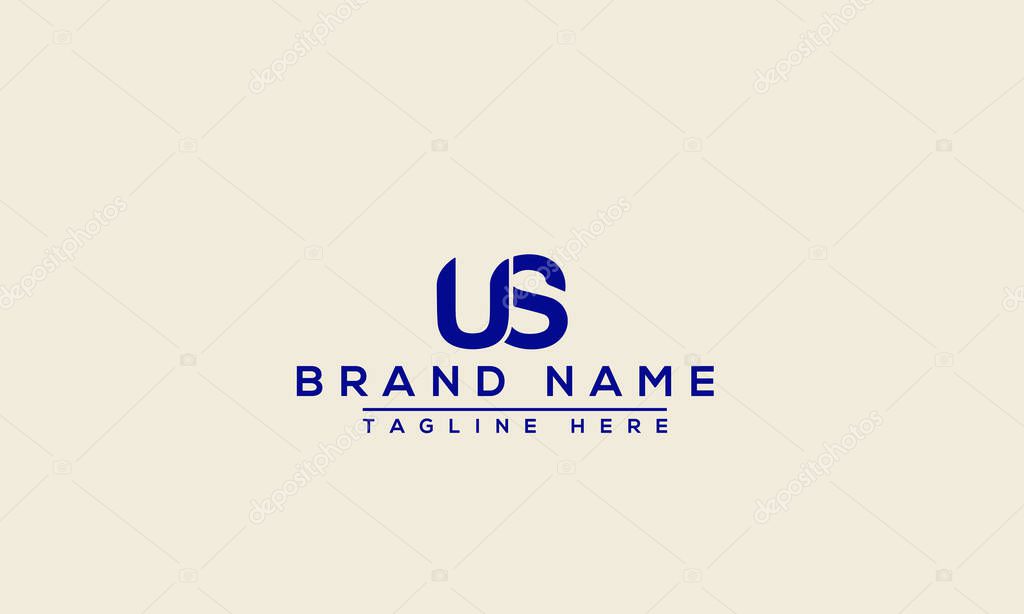 US Logo Design Template Vector Graphic Branding Element.