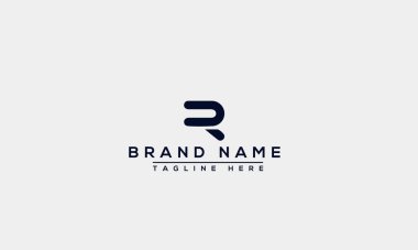 R Logo Design Template Vector Graphic Branding Element.
