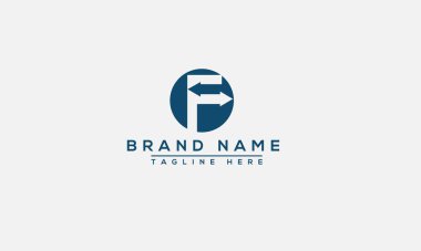 F Logo Design Template Vector Graphic Branding Element.