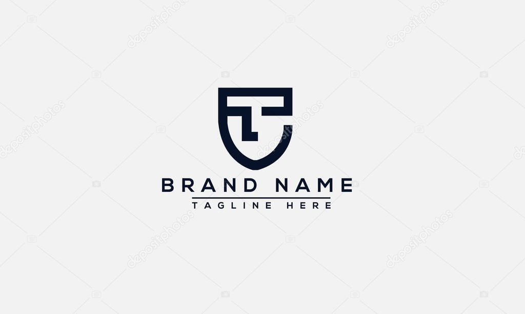 CT Logo Design Template Vector Graphic Branding Element.
