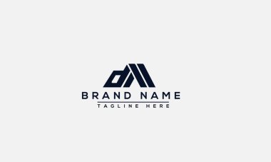 DM Logo Design Template Vector Graphic Branding Element.