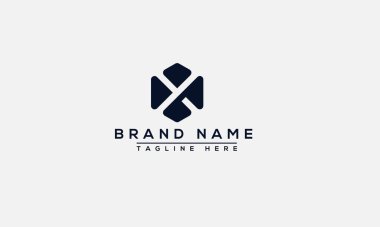 YX Logo Tasarım Şablonu Vektör Grafik Damgalama Elemanı.