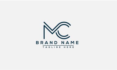 MC Logo Design Template Vector Graphic Branding Element.