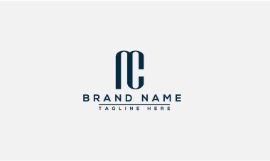 MC Logo Design Template Vector Graphic Branding Element.