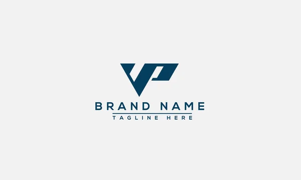 Vp标志设计模板矢量图形品牌元素 — 图库矢量图片