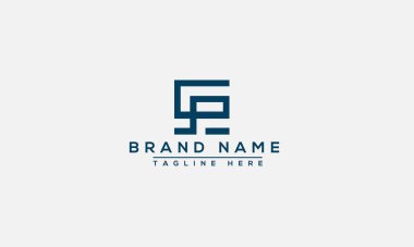 GP Logo Design Template Vector Graphic Branding Element.