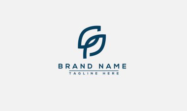 GP Logo Design Template Vector Graphic Branding Element.