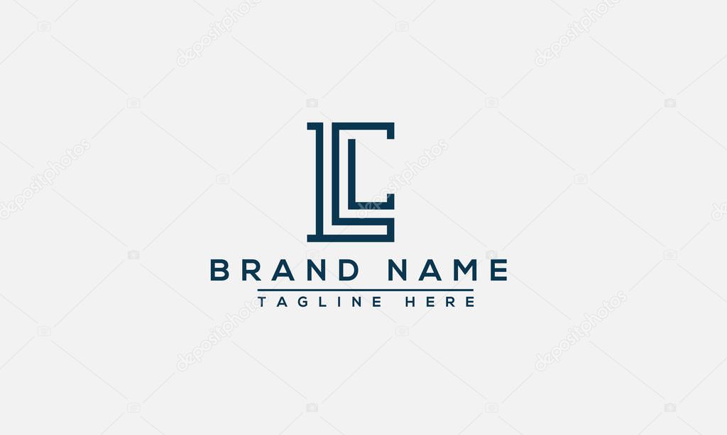 CL, LC Logo Design Template Vector Graphic Branding Element.