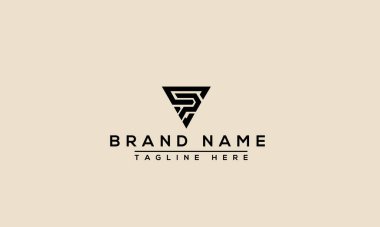 SP Logo Design Template Vector Graphic Branding Element.