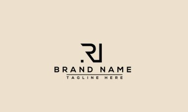 RL Logo Tasarım Şablonu Vektör Grafik Damgalama Elemanı.