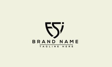 FS Logo Design Template Vector Graphic Branding Element.