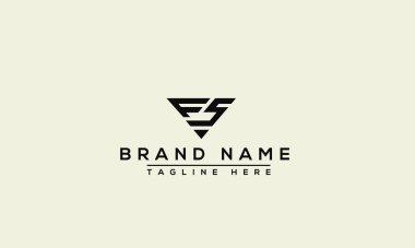 FS Logo Design Template Vector Graphic Branding Element.