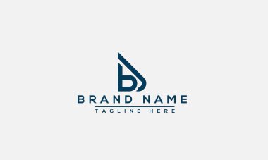 BJ Logo Design Template Vector Graphic Branding Element.