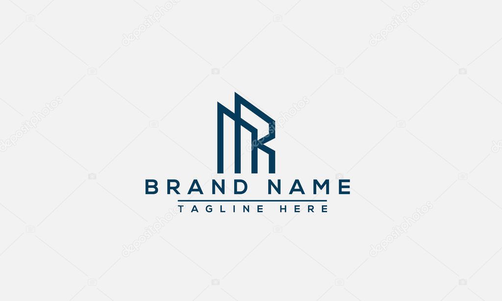 MR Logo Design Template Vector Graphic Branding Element.
