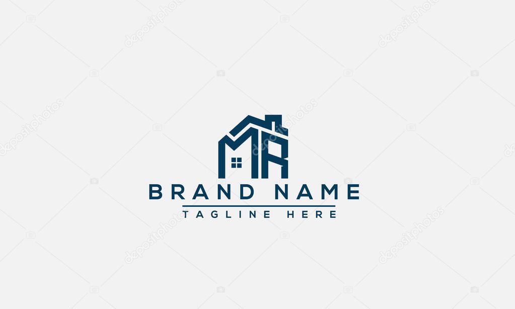 MR Logo Design Template Vector Graphic Branding Element.