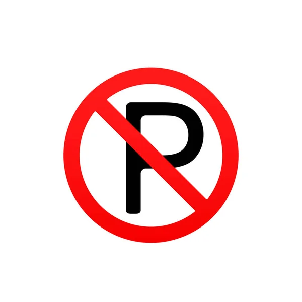 Isolated Parking Road Sign Flat Infographic Vector Design Vector Illustration — Stok Vektör
