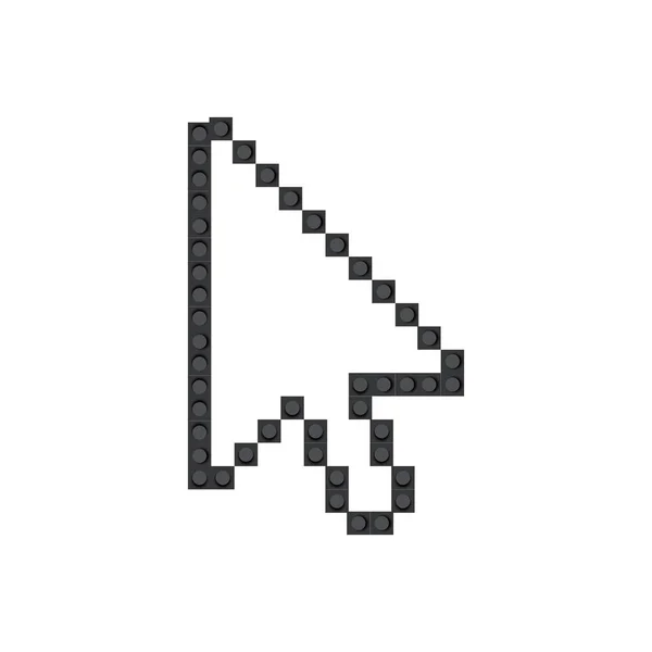 Cursor Mouse Icon Cursor Constructor Pointer Arrow Web Finger Click — Archivo Imágenes Vectoriales