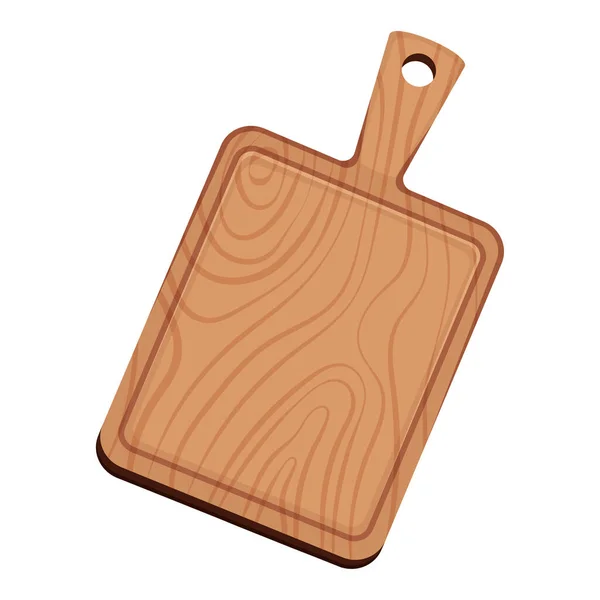 Tagliere Legno Utensile Cucina Legno Tagliare Cibo — Vettoriale Stock