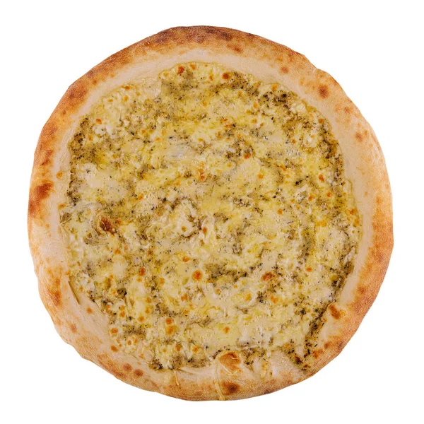 Quattro Formaggio Pizza Italiana Com Quatro Tipos Queijo — Fotografia de Stock