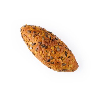 Beyaz kabak tohumlu ekmek.