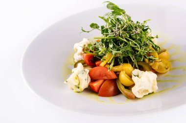 Farklı domatesli salata.