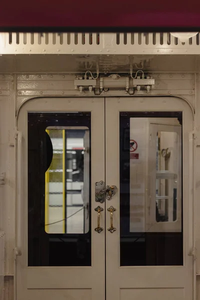 Door Old Train Madrid Spain — Stockfoto