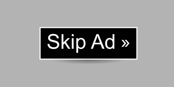 Simple Vector Skip Button — Image vectorielle