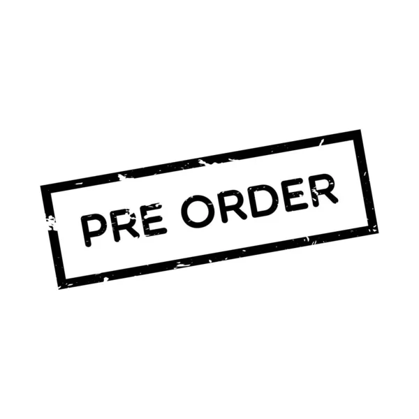Vector Grunge Pre Order Stamp Label — Vector de stock