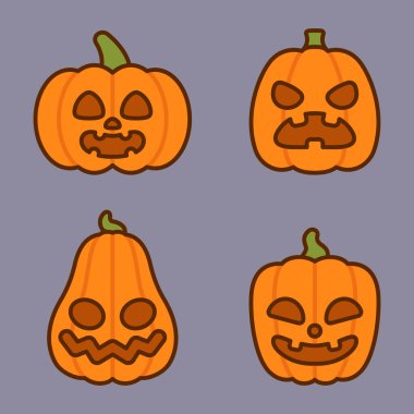 Sevimli jack o fener kabaklar