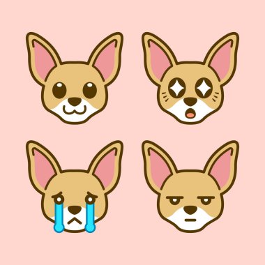 Şirin Chihuahua Çıkartmaları