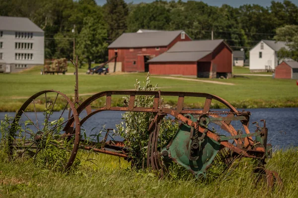 Antique Farm Equipment Local New Jersey Farm — Zdjęcie stockowe
