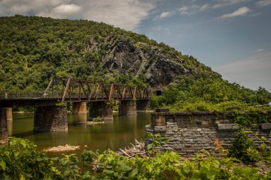 Railway bridge in Harpers Ferry West Virginia