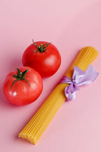 Italian Tomatoes Pasta — Stock Photo, Image