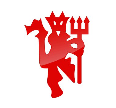 the red devils mascot icon symbol slogan poster template