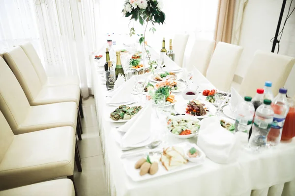 Interior Restaurant Prepared Wedding Ceremony — Stock Photo, Image