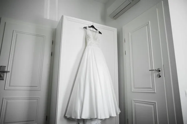 Vestido Novia Perfecto Habitación Novia — Foto de Stock