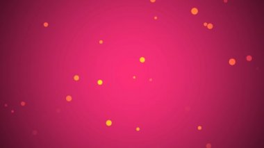 Abstract Dust Red Yellow Orange Particles Fly in The Air on A Pinkish Background