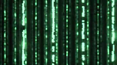 Abstract 4K Animation Looped Falling Pink Glittering Particles with Bokeh On A Black Background