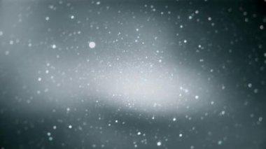 Abstract 4K Animation Elegant White Particles And Bokeh With A Gray Background