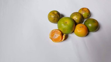 sweet orange with white background