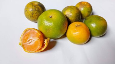 sweet orange with white background