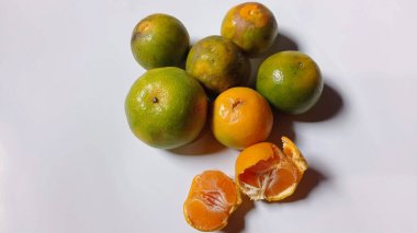 sweet orange with white background
