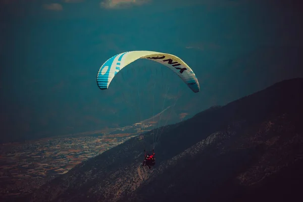 Babadag Fethiye Mugla Turkey September 2021 Paragliding Take Offs Babadag — стоковое фото