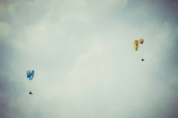 Babadag Fethiye Mugla Turkey September 2021 Paragliding Take Offs Babadag — Stockfoto