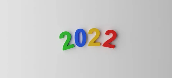 Neujahr 2020 Darstellung — Stockfoto