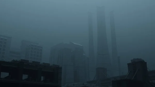 Moderne Stadtsilhouette Urbaner Hintergrund — Stockfoto