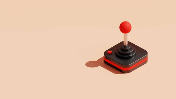 Brinquedo Joystick Com Fundo Rosa — Fotografia de Stock