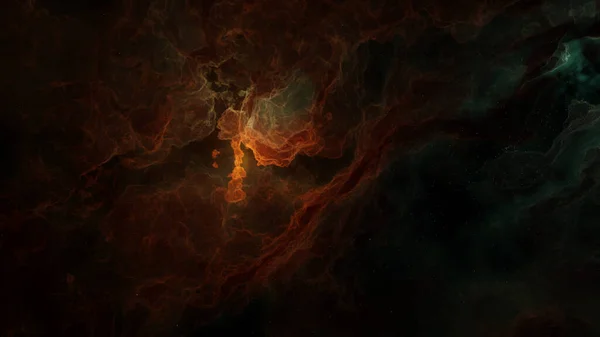 Abstrakt Rymd Nebulosa Render — Stockfoto
